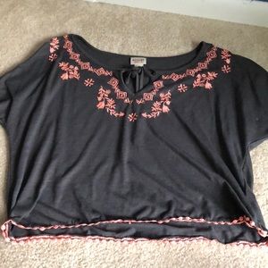 Floral crop top